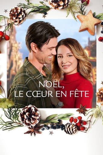 Affiche de Noël, le cœur en fête