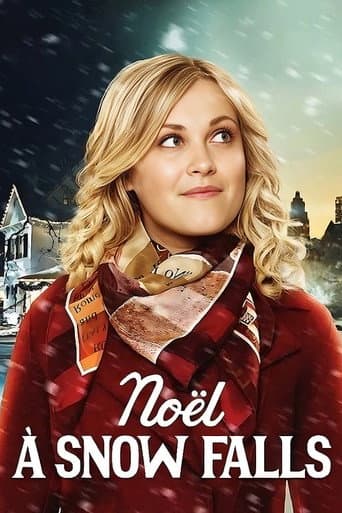 Affiche de Noël à Snow Falls