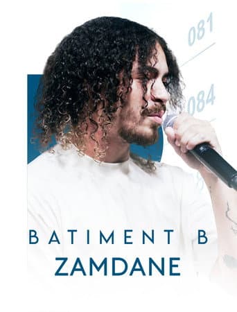 Affiche de Zamdane en live dans Bâtiment B