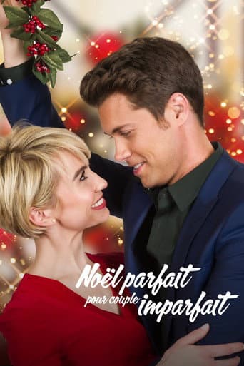 Affiche de Noël parfait pour couple imparfait
