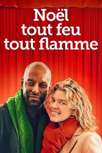 Affiche de Noël tout feu tout flamme