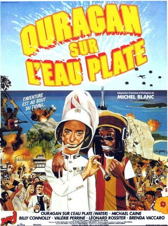 Affiche de Ouragan sur l'eau plate