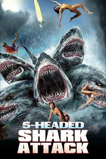 Affiche de L'attaque du requin à 5 têtes