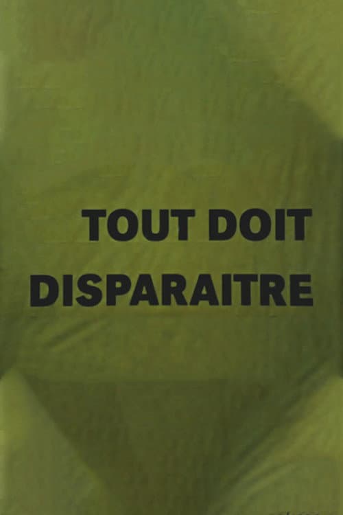 Affiche de Tout doit disparaître
