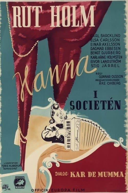Affiche de Hanna en societé