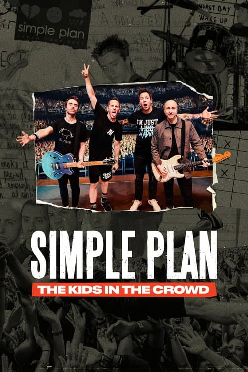 Affiche de Simple Plan : des jeunes parmi la foule