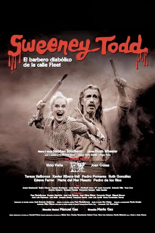 Affiche de Sweeney Todd: El barbero diabólico de la calle Fleet