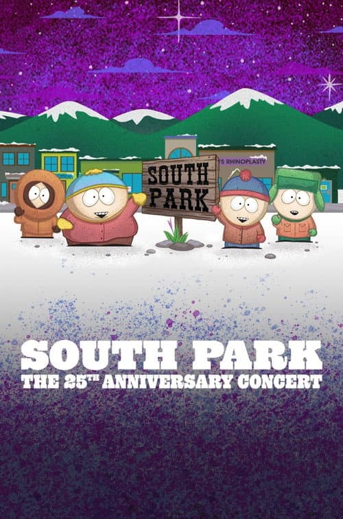 Affiche de Concert anniversaire des 25 Ans de South Park