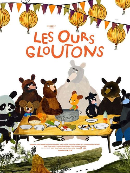 Affiche de Les ours gourmands