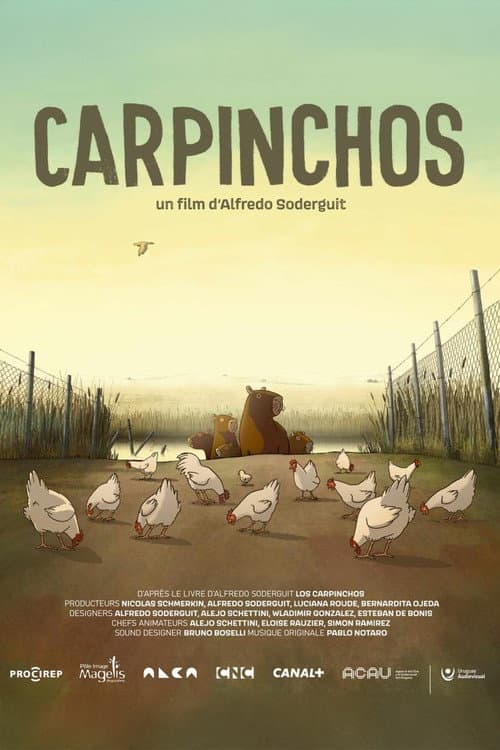 Affiche de L'arrivée des capybaras