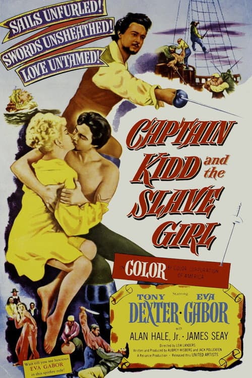Affiche de Captain Kidd and the Slave Girl