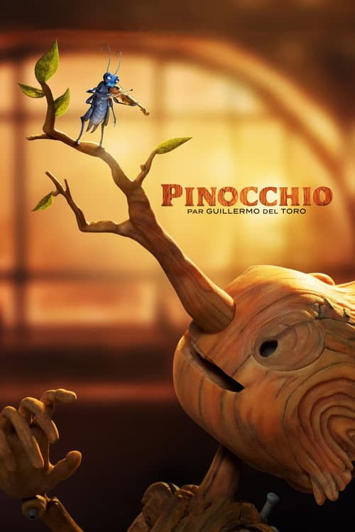 Affiche de Pinocchio par Guillermo del Toro