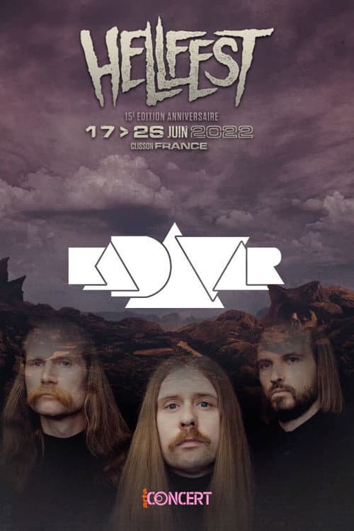 Affiche de Kadavar - Hellfest 2022