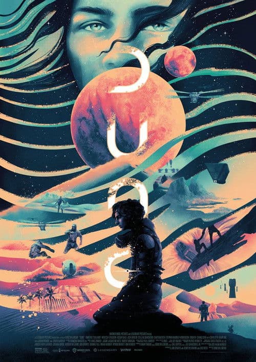 Affiche de The Dune Saga by Denis Villeneuve