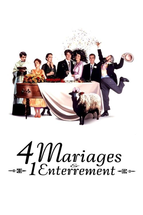 Affiche de Quatre Mariages et un enterrement