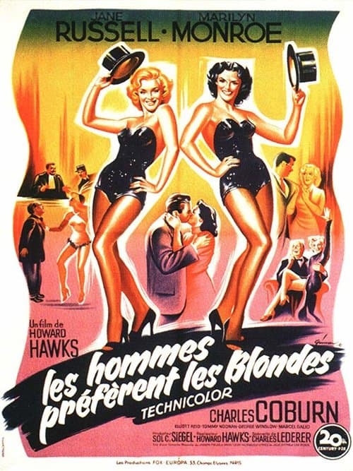 Affiche de Les hommes préfèrent les blondes