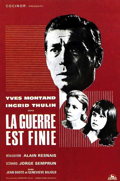 Affiche de La guerre est finie