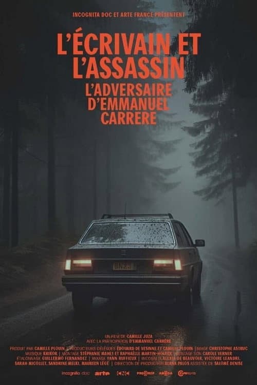 Affiche de L'écrivain et l'assassin : « L'adversaire » d'Emmanuel Carrère