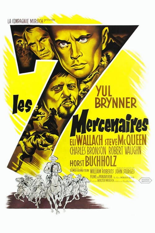 Affiche de Les Sept Mercenaires