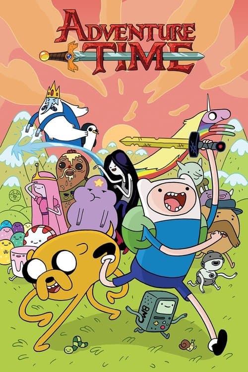 Affiche de Adventure Time avec Finn et Jake