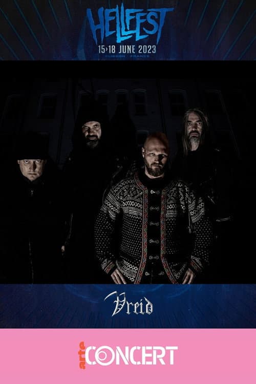 Affiche de Vreid - Hellfest 2023