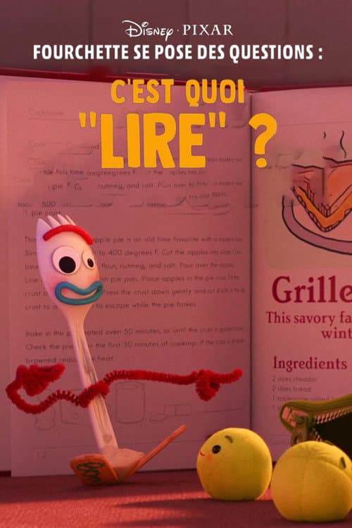 Affiche de Fourchette se pose des questions : c'est quoi "lire" ?
