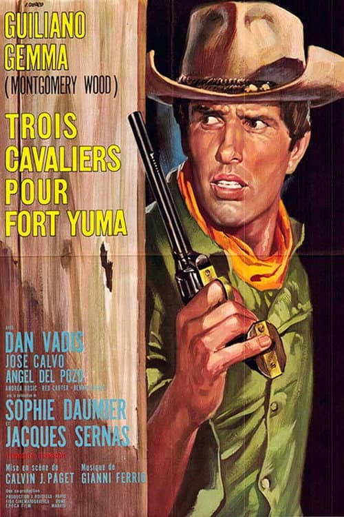 Affiche de Trois cavaliers pour Fort Yuma