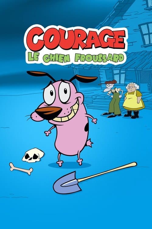 Affiche de Courage, le chien froussard