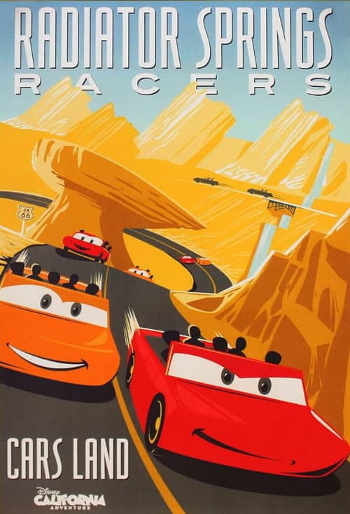 Affiche de Radiator Springs Racers | Disneyland Resort