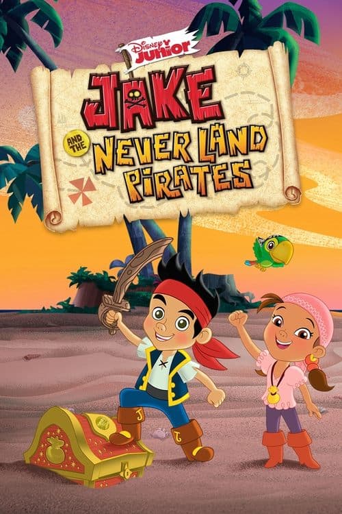 Affiche de Jake et les Pirates du Pays imaginaire
