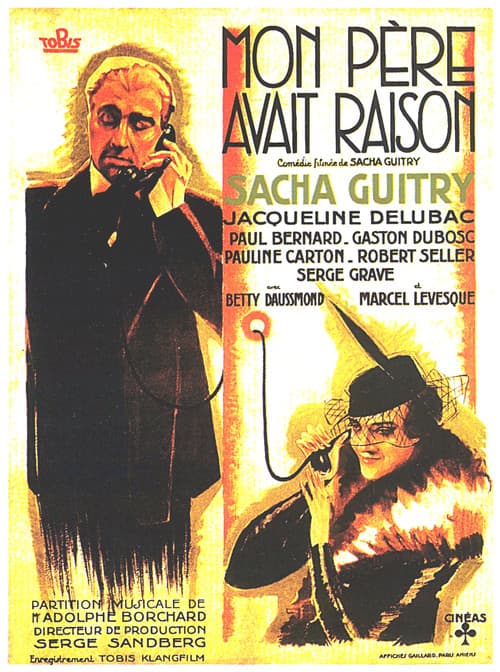 Affiche de Mon père avait raison