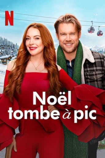 Affiche de Noël tombe à pic