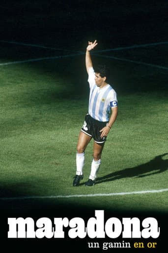 Affiche de Maradona, un gamin en or