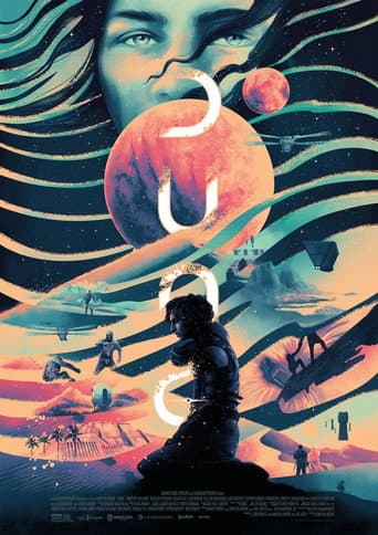 Affiche de The Dune Saga by Denis Villeneuve