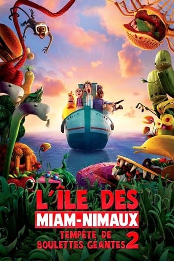 Affiche de L'Île des Miam-nimaux : Tempête de boulettes géantes 2