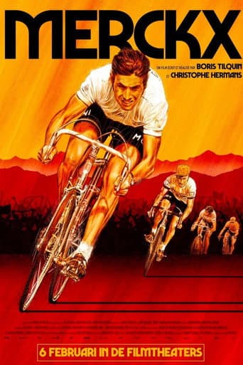Affiche de Eddy Merckx, dans la roue d'un champion