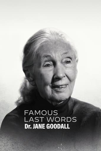 Affiche de Un dernier mot : Docteure Jane Goodall