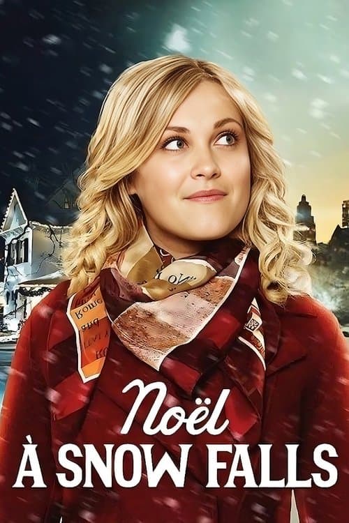Affiche de Noël à Snow Falls