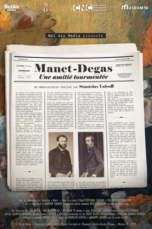 Affiche de Manet - Degas Une amitié tourmentée