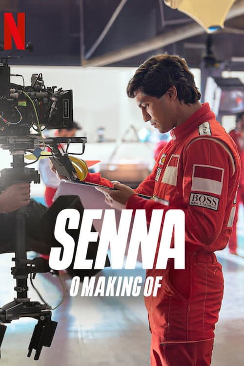Affiche de Senna por trás das cameras