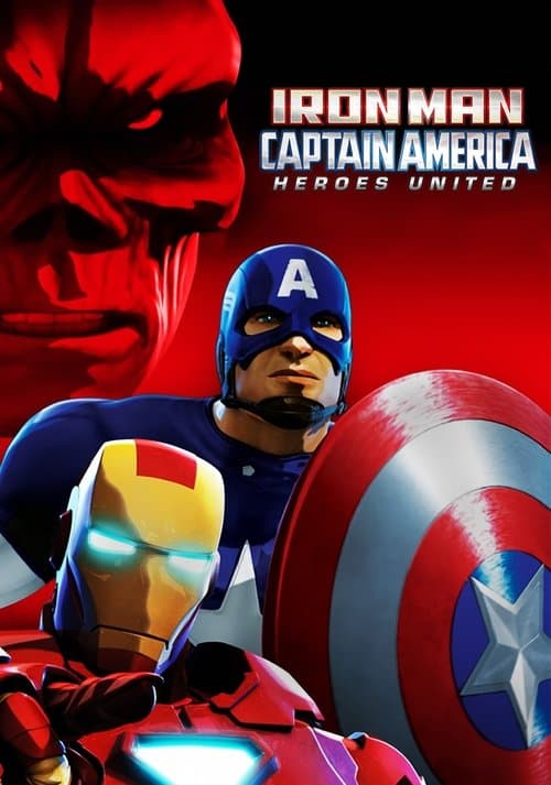Affiche de Iron Man & Captain America: Heroes United
