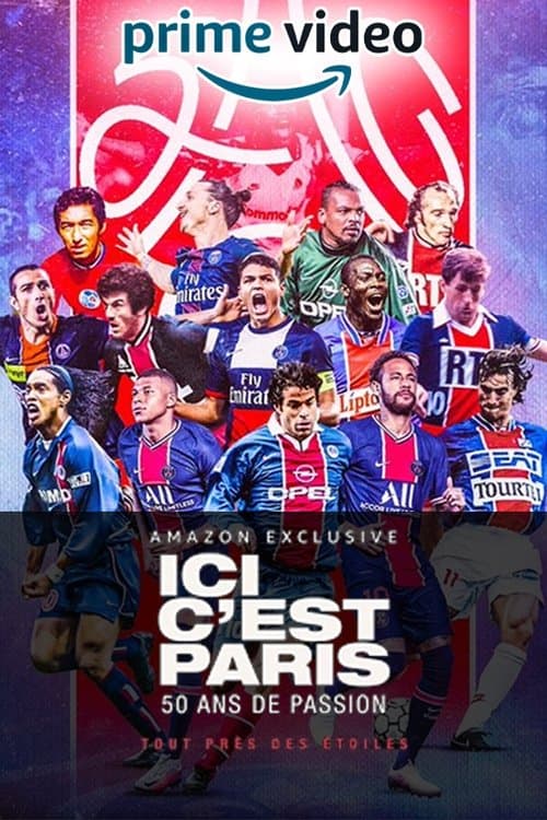 Affiche de PSG Ô Ville Lumière, 50 ans de légende