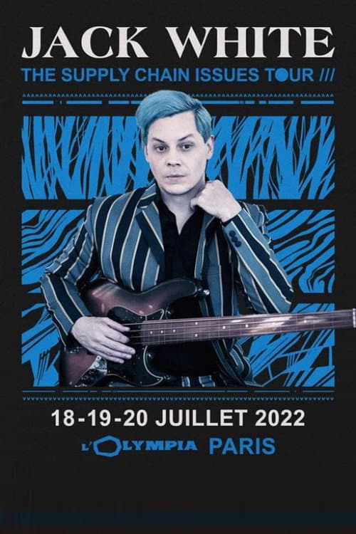 Affiche de Jack White - Olympia, Paris