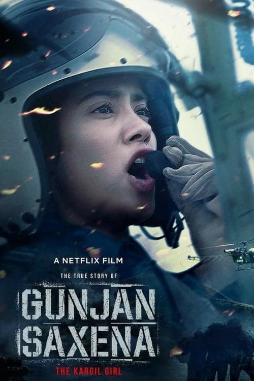Affiche de Gunjan Saxena : Une pilote en guerre