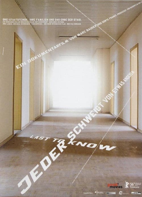 Affiche de Jeder schweigt von etwas anderem
