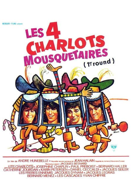 Affiche de Les Quatre Charlots mousquetaires