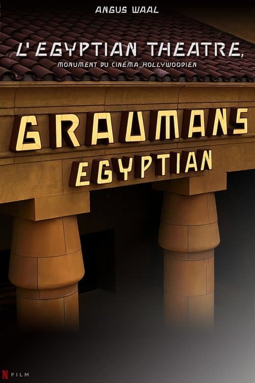 Affiche de L'Egyptian Theatre, monument du cinéma hollywoodien