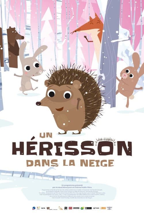 Affiche de Un hérisson dans la neige