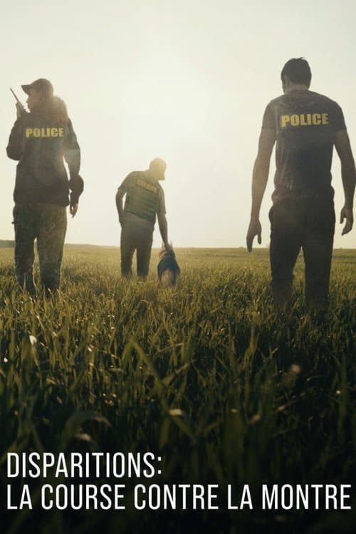 Affiche de Disparitions, la course contre la montre