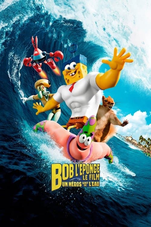 Affiche de Bob l'éponge, le film : Un héros sort de l'eau
